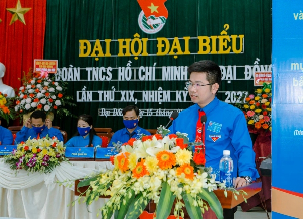 BTV Huyện đoàn Đại Lộc chỉ đạo tổ chức thành công Đại hội điểm Đoàn TNCS Hồ Chí Minh cấp cơ sở nhiệm kỳ 2022 - 2027