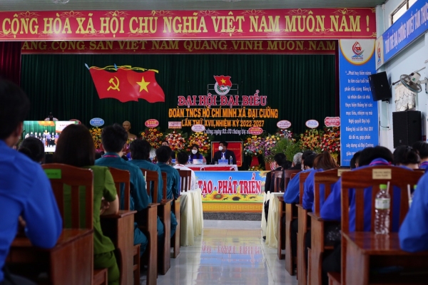 Đại hội Đoàn TNCS Hồ Chí Minh xã Đại Cường lần thứ XVII thành công, tốt đẹp